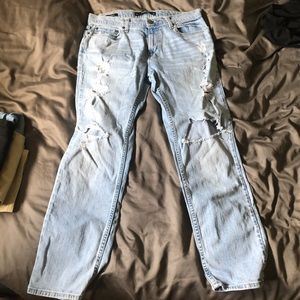 Hollister ripped jeans